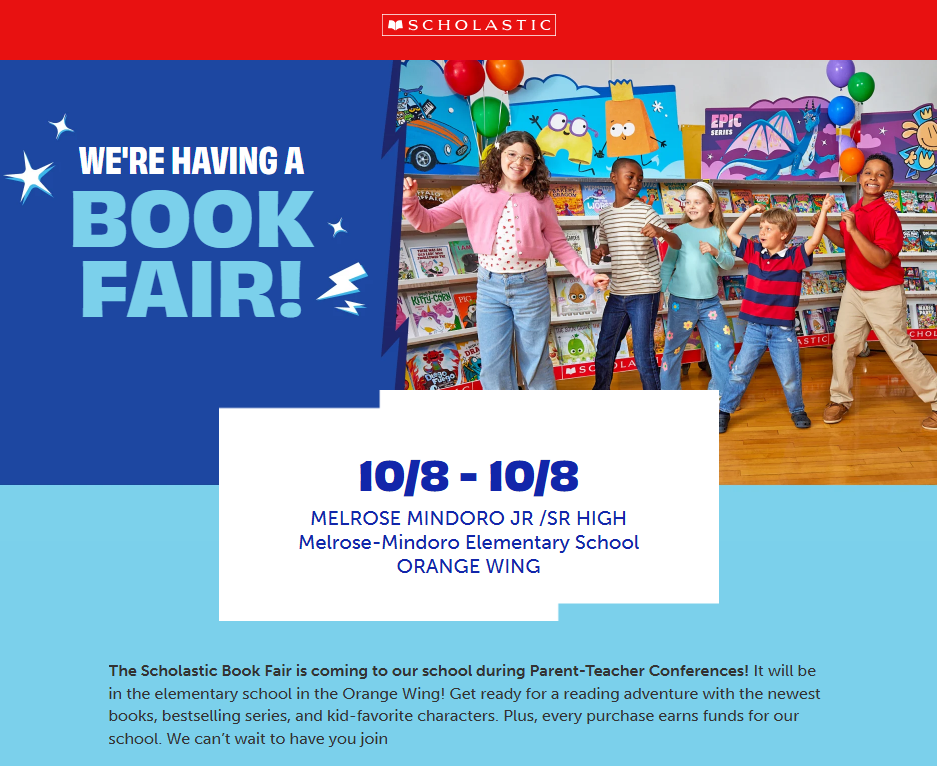 We're having a book fair!